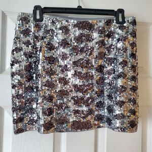 Express sequin mini skirt‎